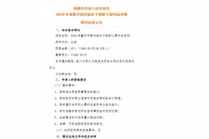 成都市劳动人民文化宫2024年重阳节慰问退休干部职工慰问品采购项目比选报告